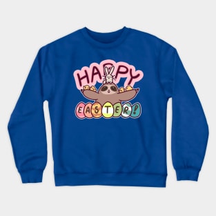 Happy Easter Sloth Crewneck Sweatshirt